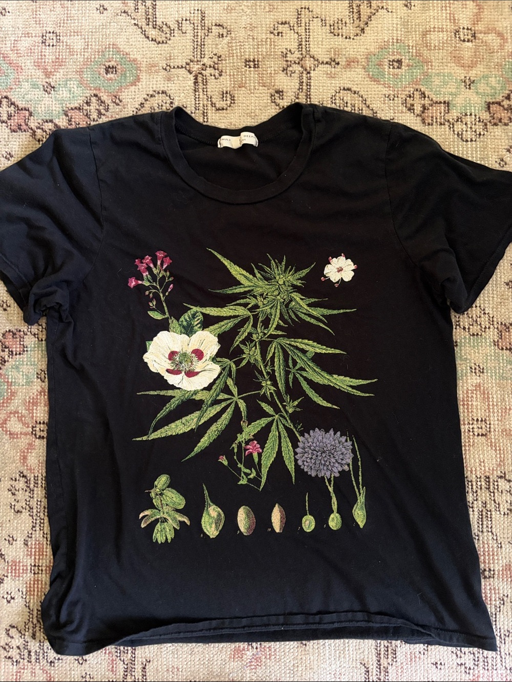 Truly Madly Deeply Black Crewneck Top